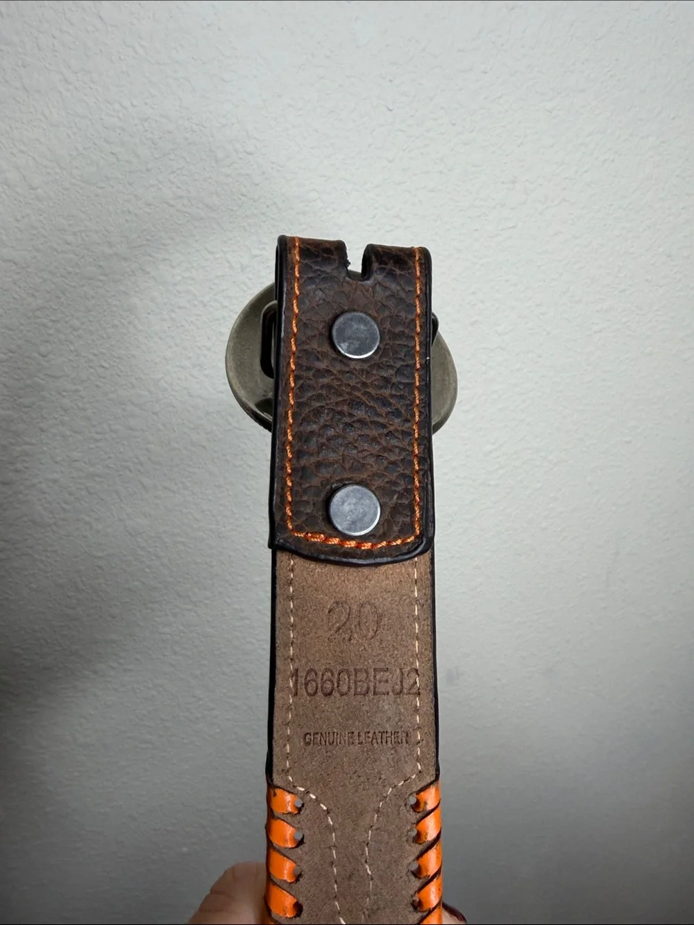 Hooey | Kids Western Whipstitch Leather Belt